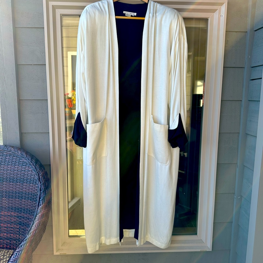 Nancy Heller vintage designer formal "duster" or day coat